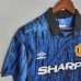 Manchester United 92/93 Away Blue Soccer Jersey